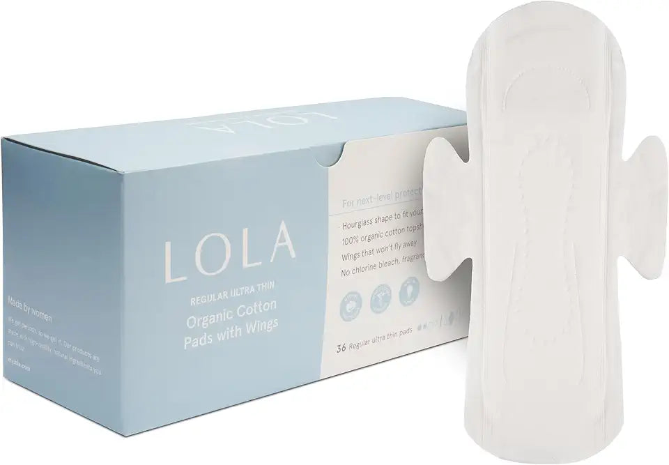 Organic Cotton Ultra Thin Pads with Wings, 36 Count Z66023