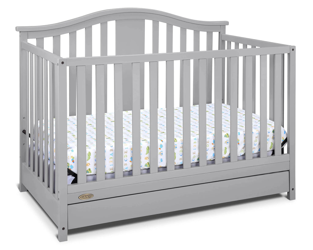 Espresso Convertible Baby Crib with Drawer I60681
