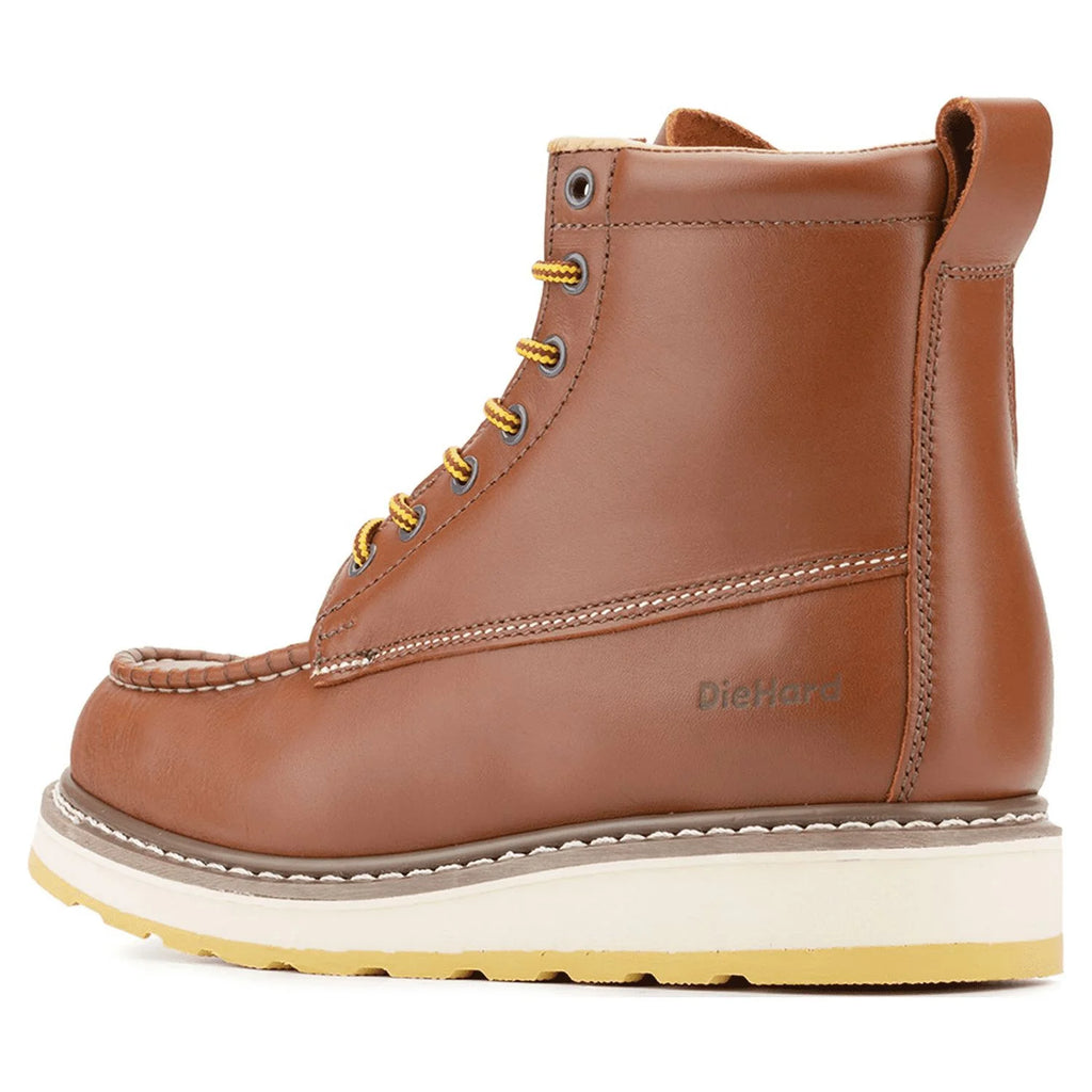 Leather Slip Resistant Soft Toe Work Boots Size 8.5 M877289