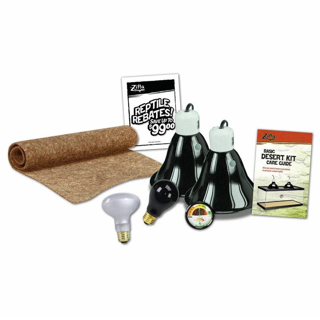 Desert Reptile Starter Kit with Light and Heat X888