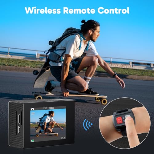 4K30FPS 20MP WiFi Waterproof Action Camera J645454