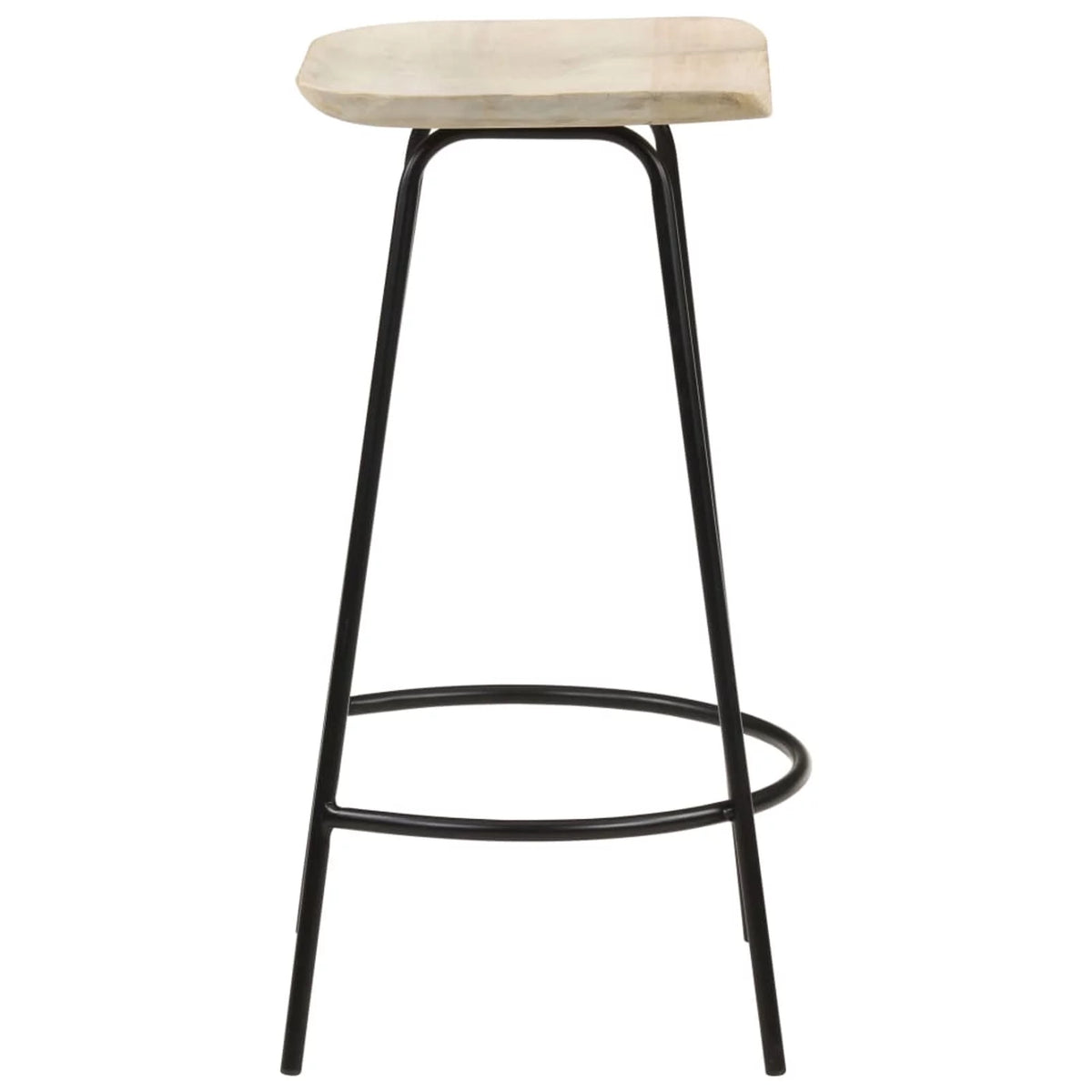 Solid Mango Wood Bar Stools 4 pcs D16451