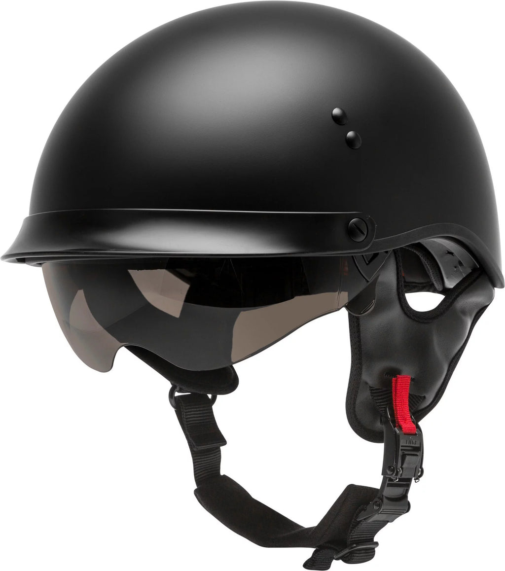 Half Helmet Matte Black T385