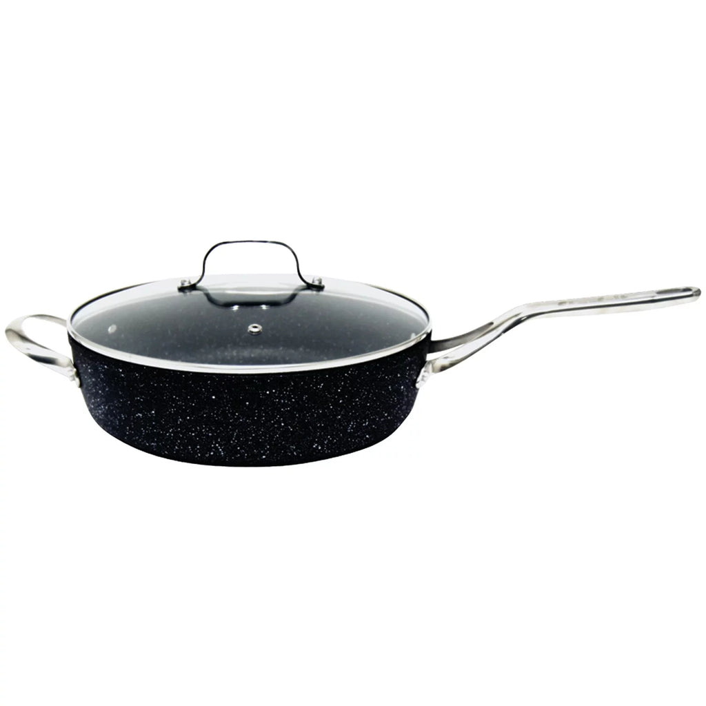 11" 4.7-Quart Deep Sauté Pan with Glass Lid and 8" Fry Pan I529286