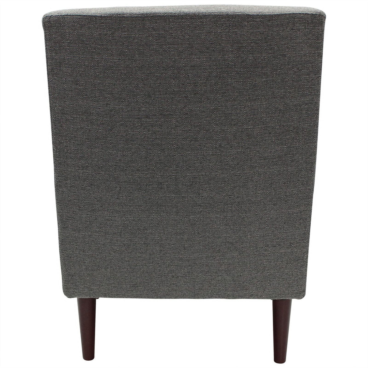 Gray Fabric Rolled Arm Lounge Chair O13885