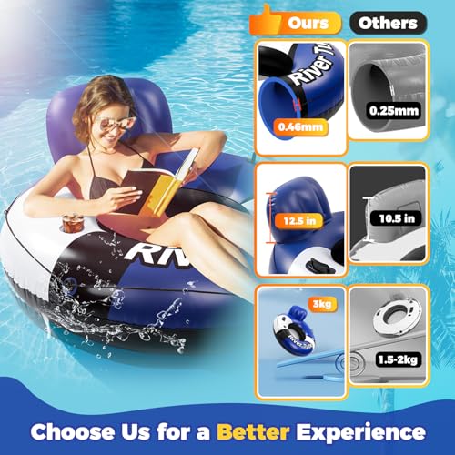Inflatable Pool Float with Canopy and Cup Holder U727198