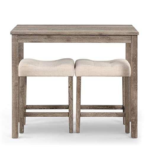 3-Piece Counter Height Wood Dining Set L429