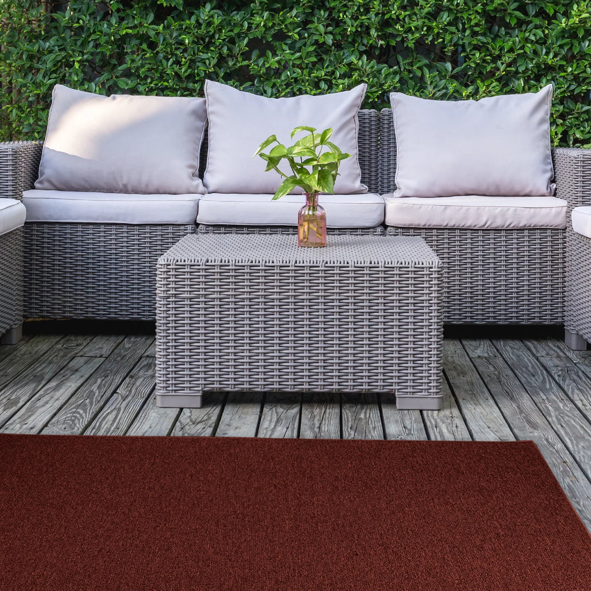 Solid Color Rug, 5' x 7' Oval C440