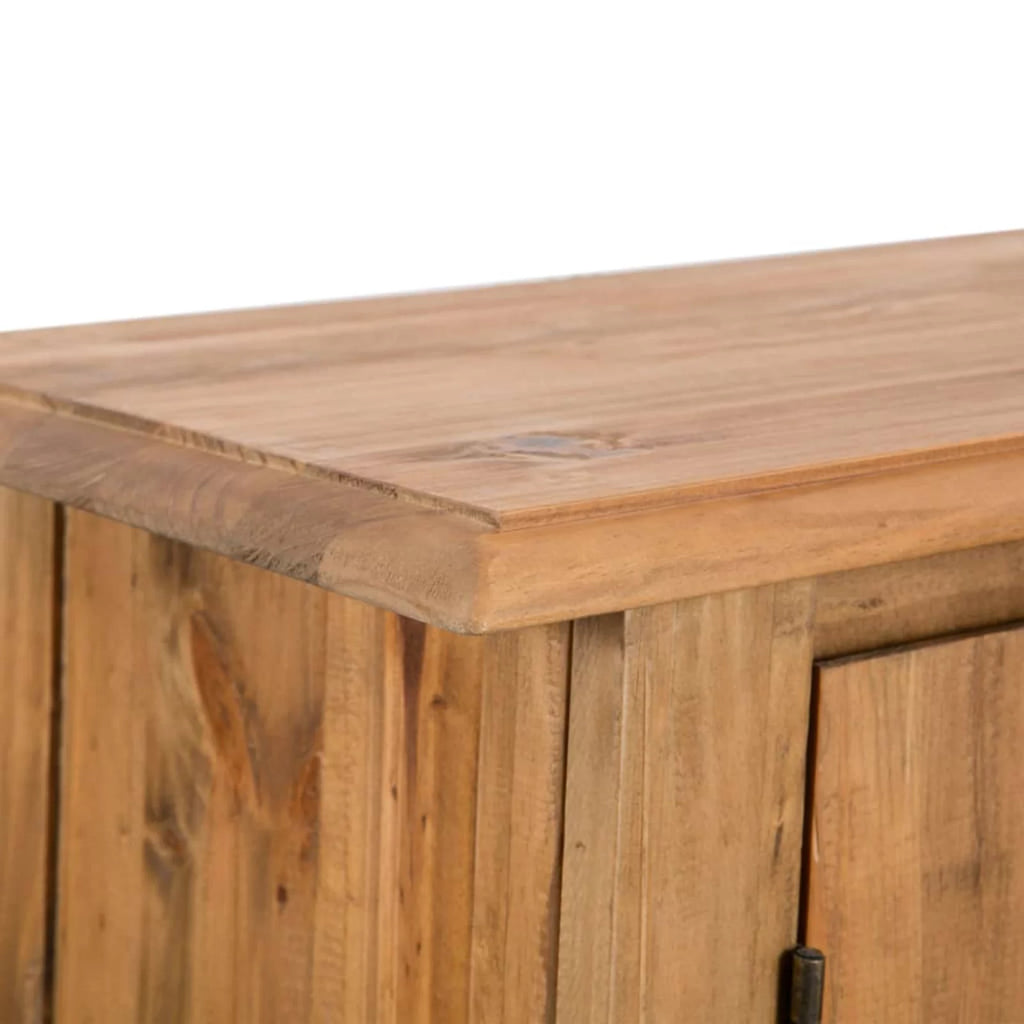 Recycled Pinewood Bathroom Storage Cabinet with Shelf B1501