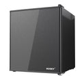 43L Reversible Solid Door Beverage Refrigerator 1.5 Cu. ft. Black Mini Fridge R52449