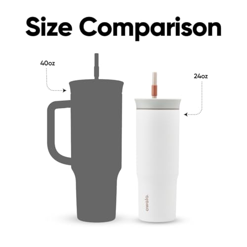 Stainless Steel Insulated Travel Tumbler with Straw, 24 oz S401