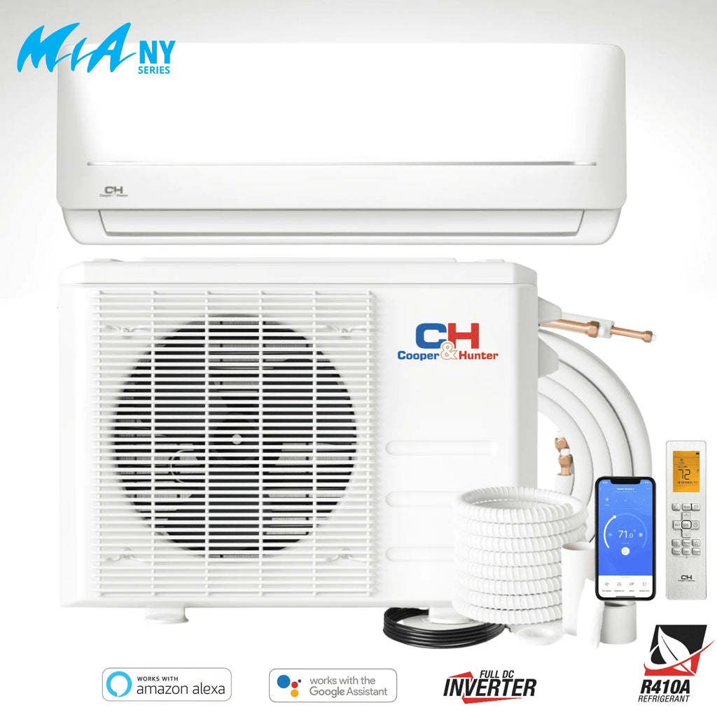 6000 BTU 115V Wall Mounted Mini Split Heat Pump Air Conditioner F847991