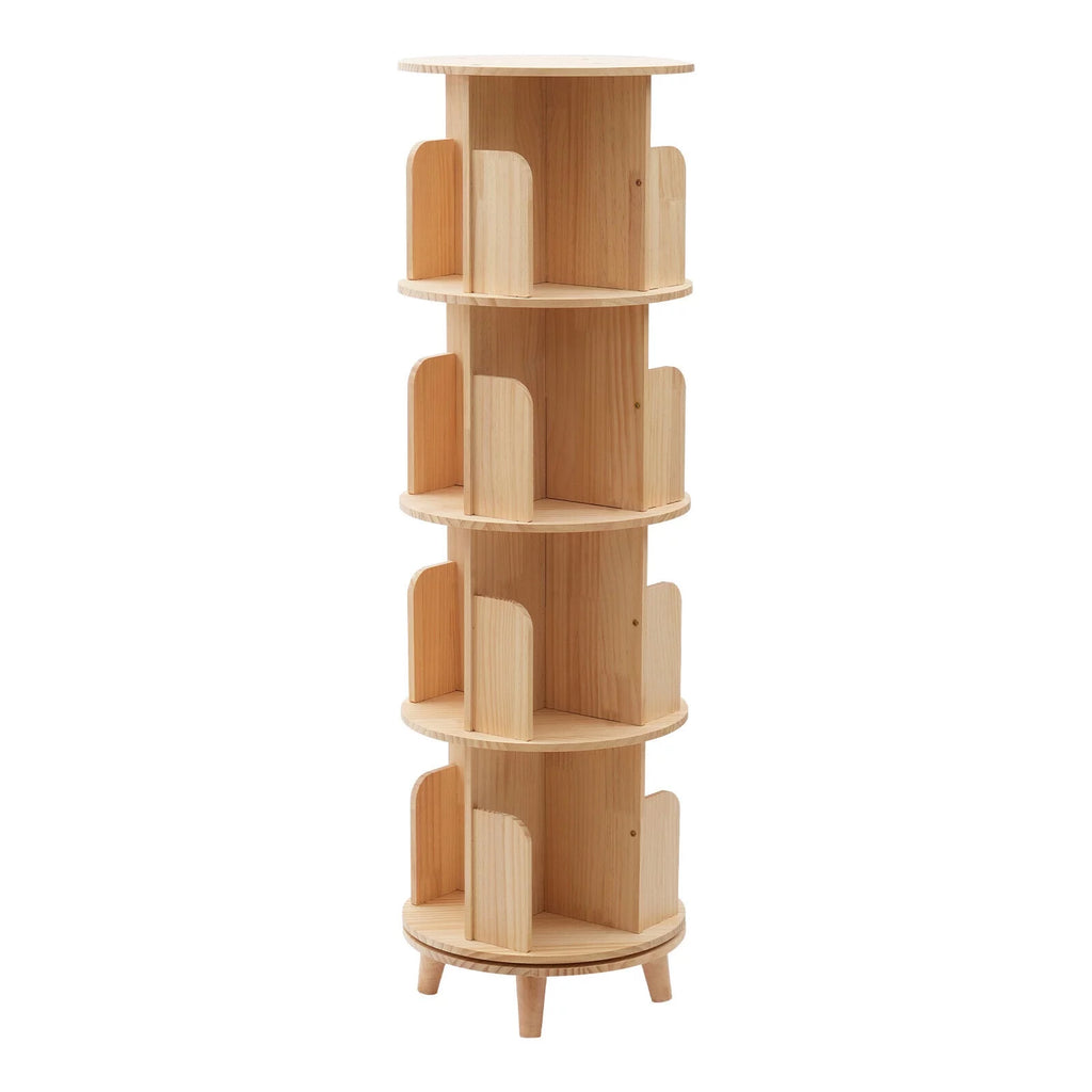 4-Tiers Rotating Bookshelf N57563
