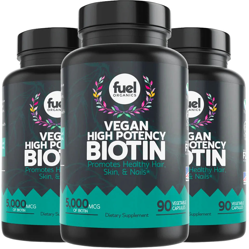 Biotin 5000mcg Supplement 90 Capsules J2478