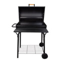 Portable Barrel Charcoal BBQ Grill with Front Shelf X5103