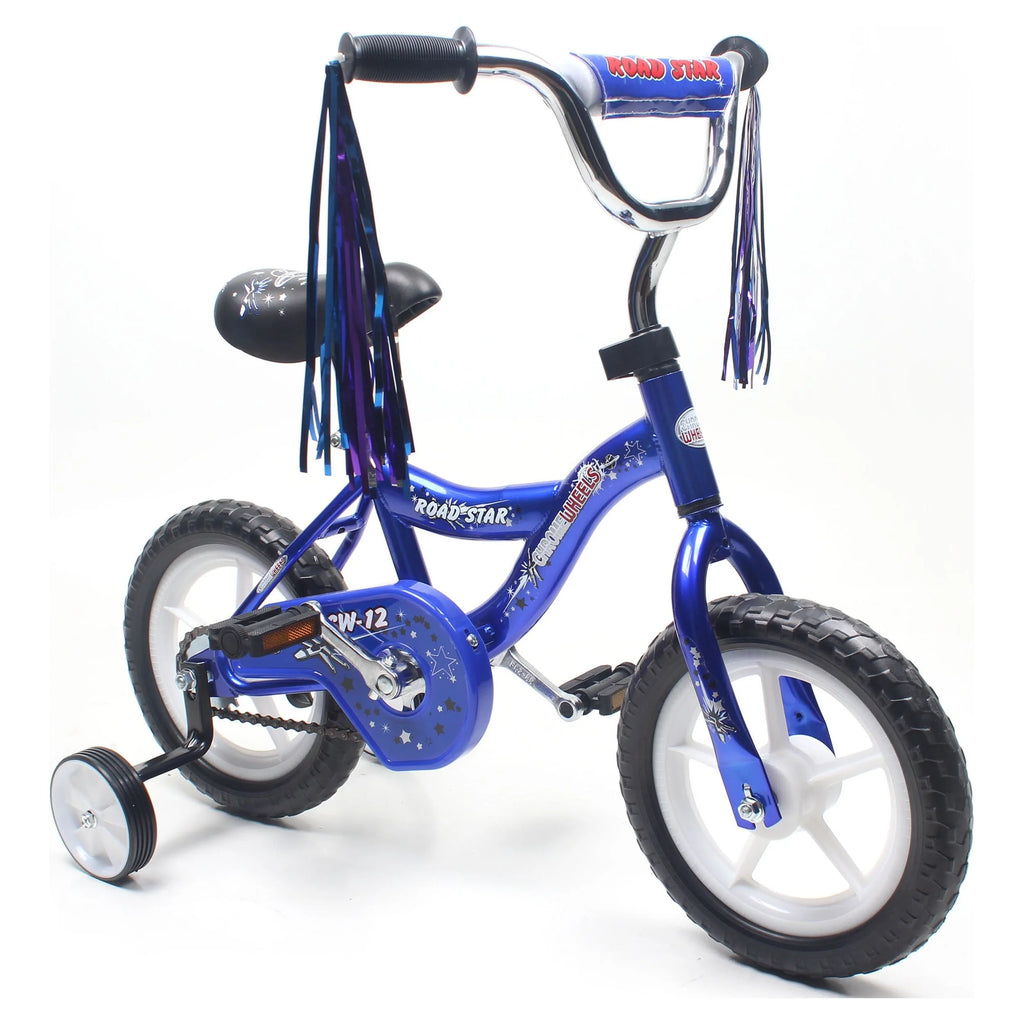 12 In. Kid's Bike with Training Wheels Blue V590168