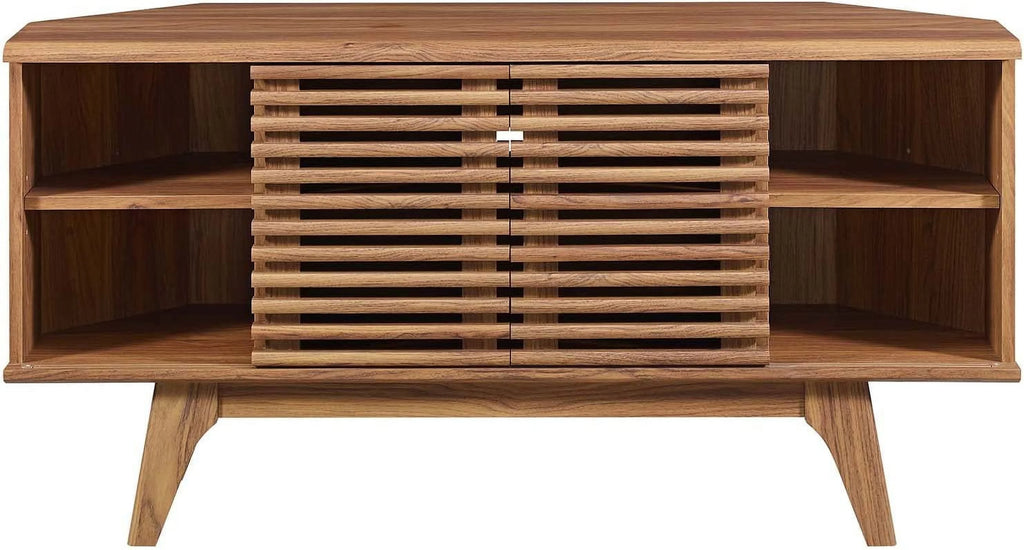 Mid-Century Modern Corner TV Stand Z9772