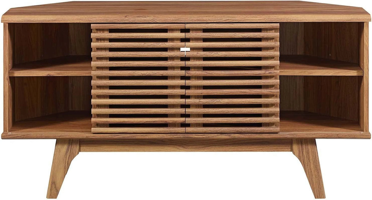 Mid-Century Modern Corner TV Stand Z9772