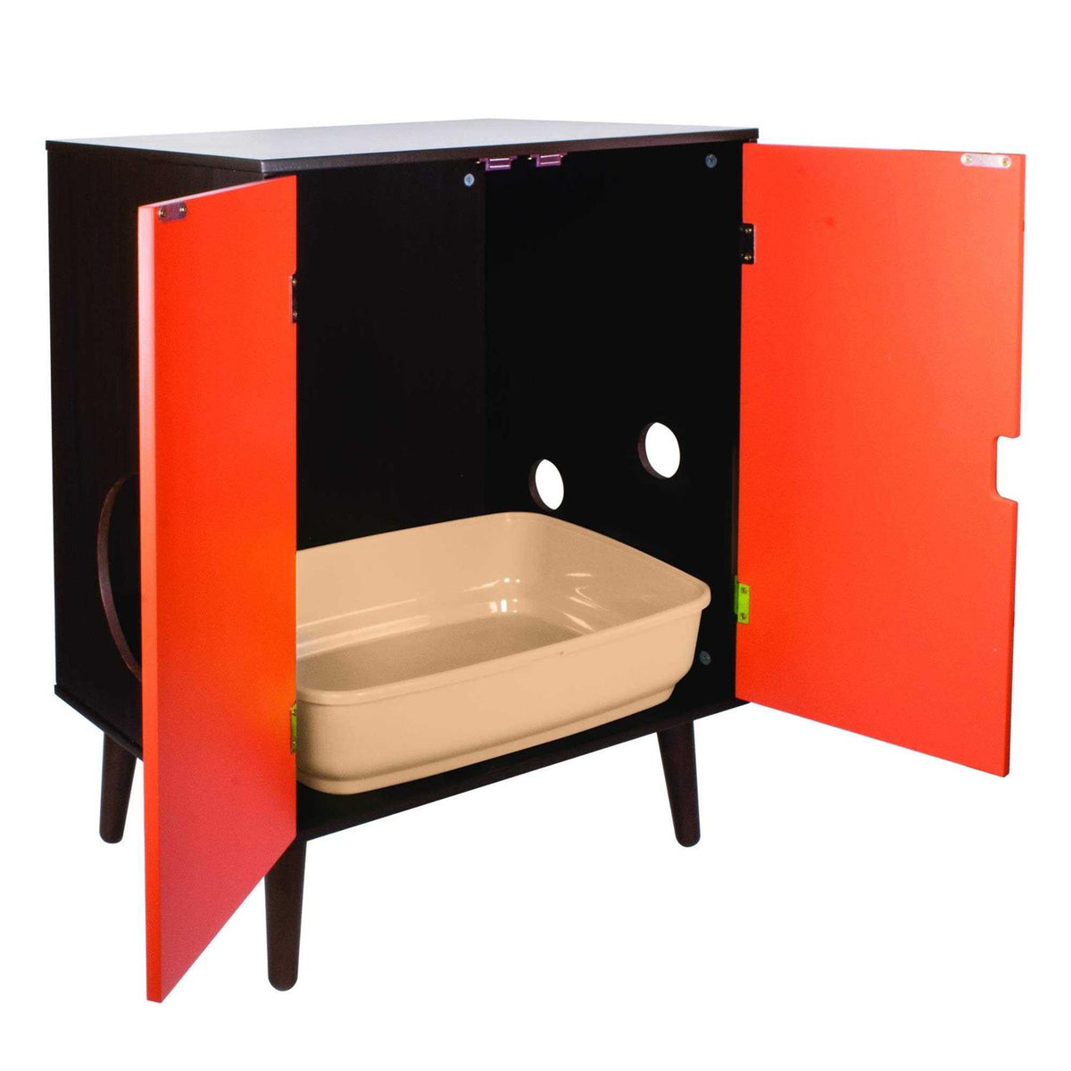 Cat Furniture Cat Enclosure Hide-Away Cabinet D8766