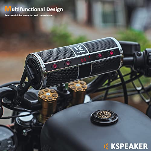 Motorcycle Bluetooth Waterproof Speakers Built-in Amplifier 3 Inch W16201