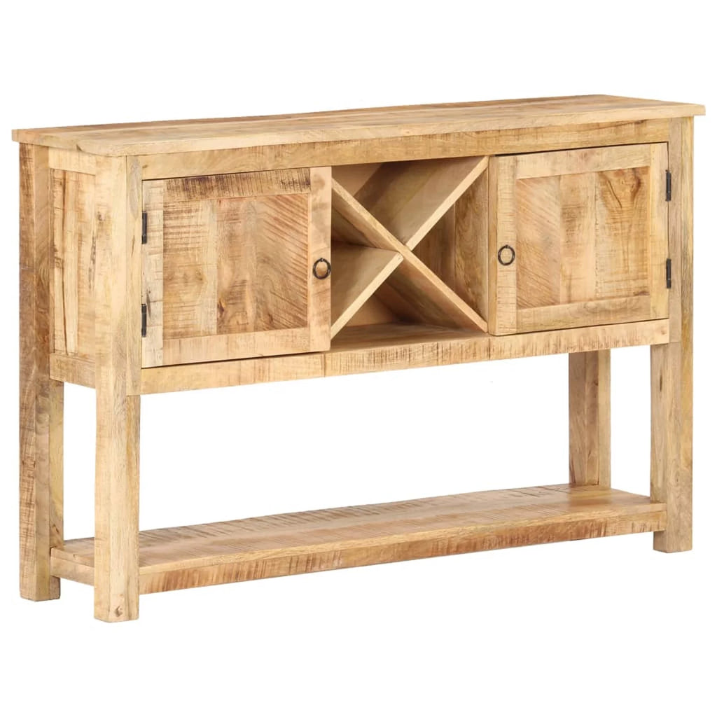 Rough Mango Wood Sideboard L609399