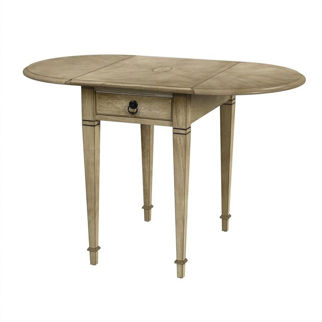 Beige Pembroke Side Table D6279