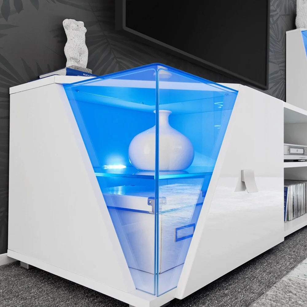 White Modern TV Stand K4576