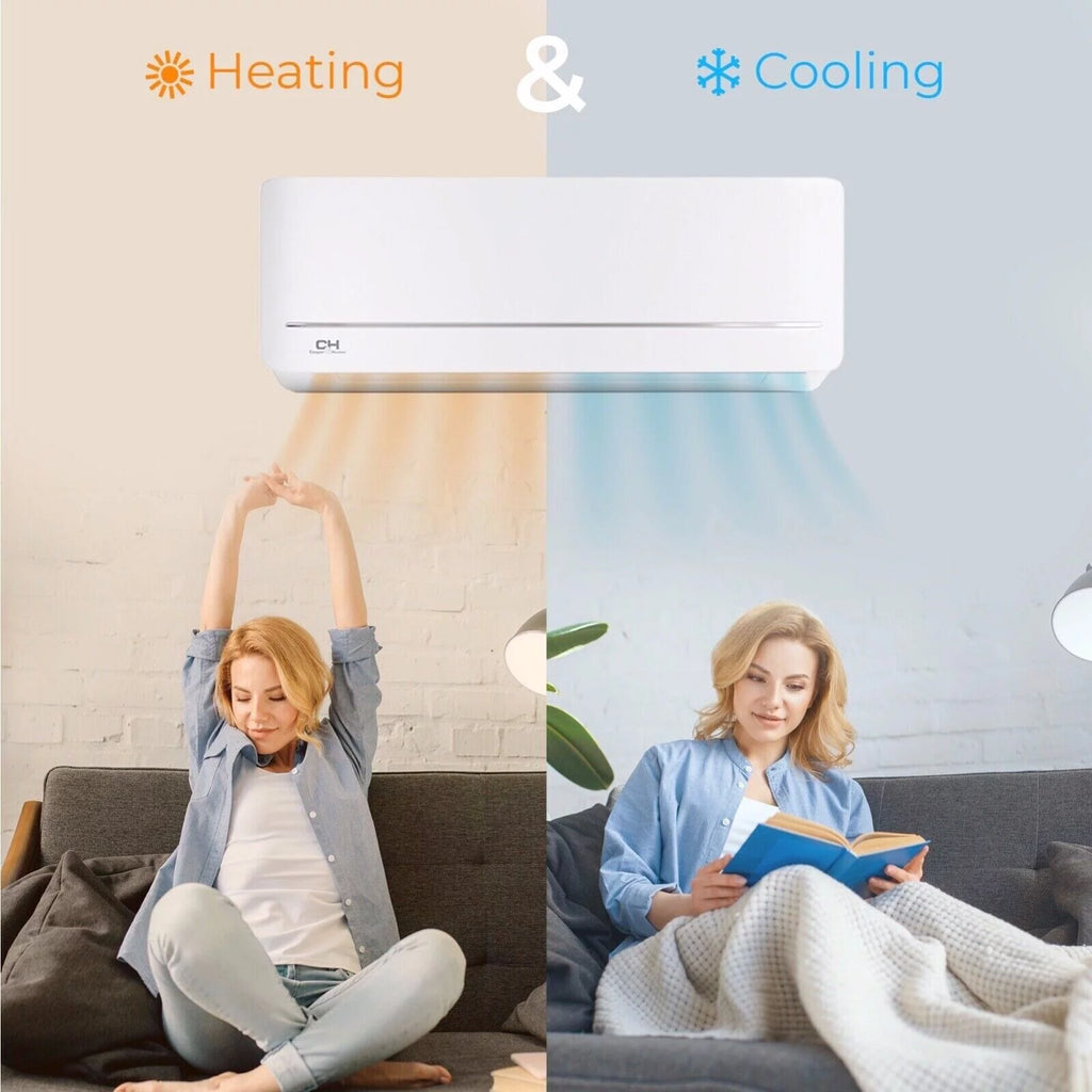 6000 BTU 115V Wall Mounted Mini Split Heat Pump Air Conditioner F847991