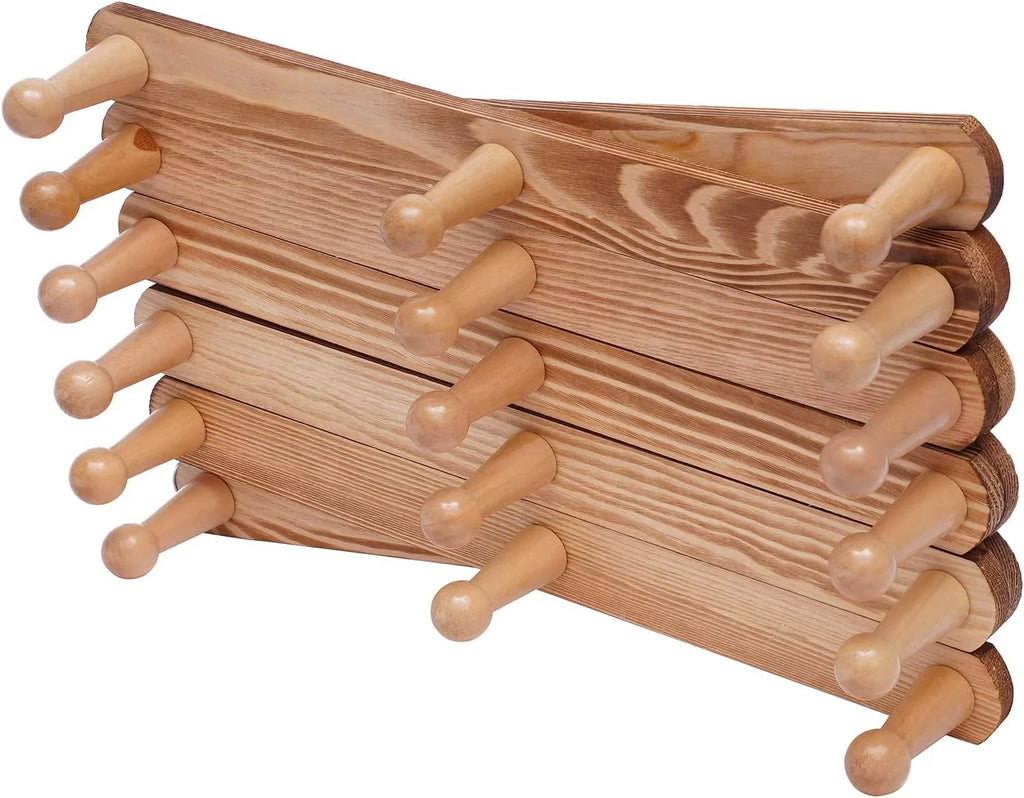 Wall Expandable Coat Rack Hat Rack 17 Hooks U98227
