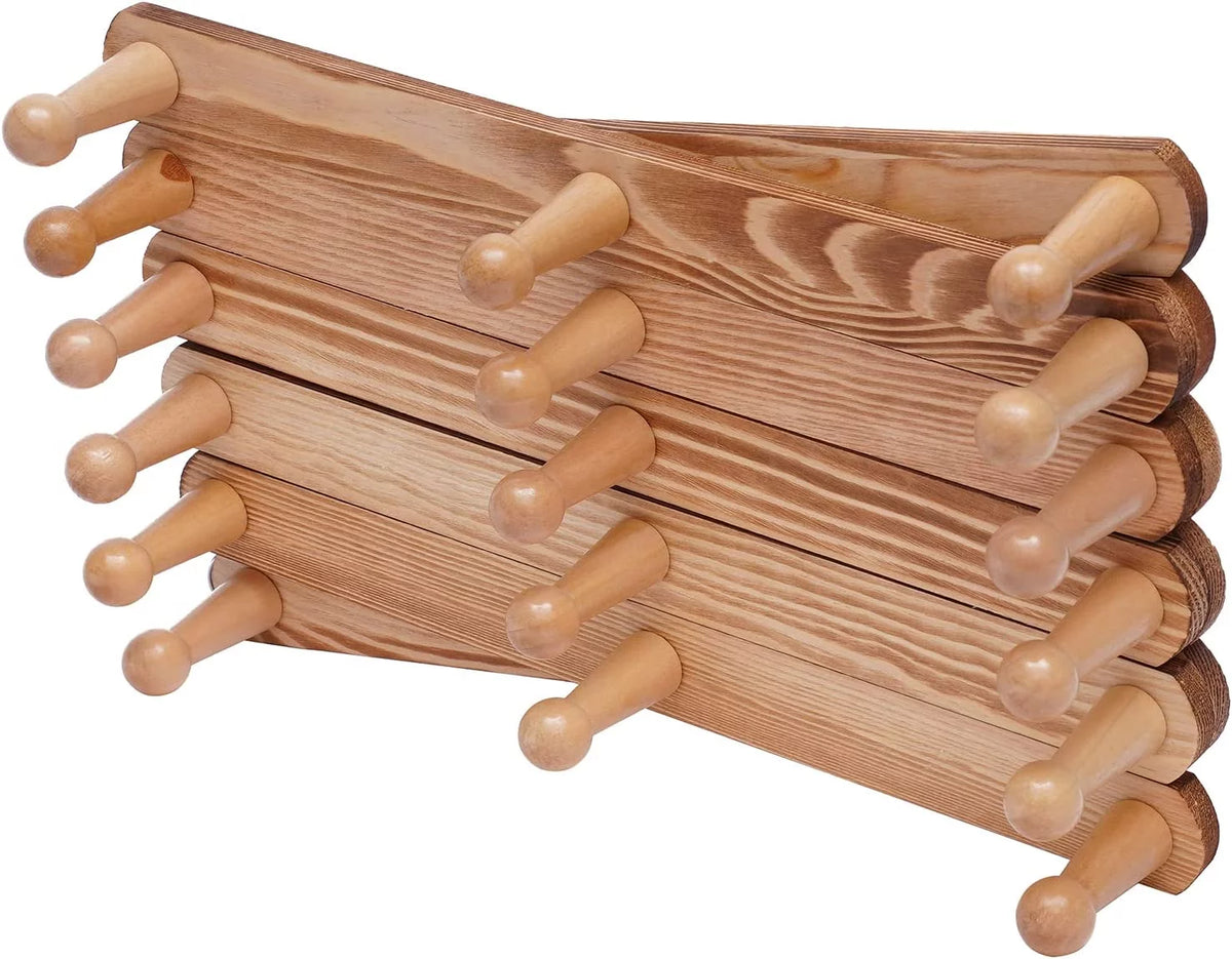 Wall Expandable Coat Rack Hat Rack 17 Hooks U98227