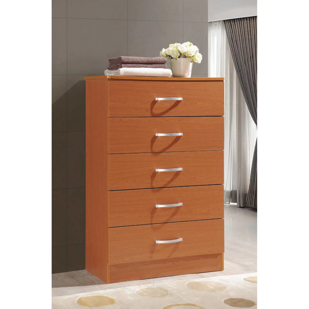 Wooden 5 Drawer Chest J979687