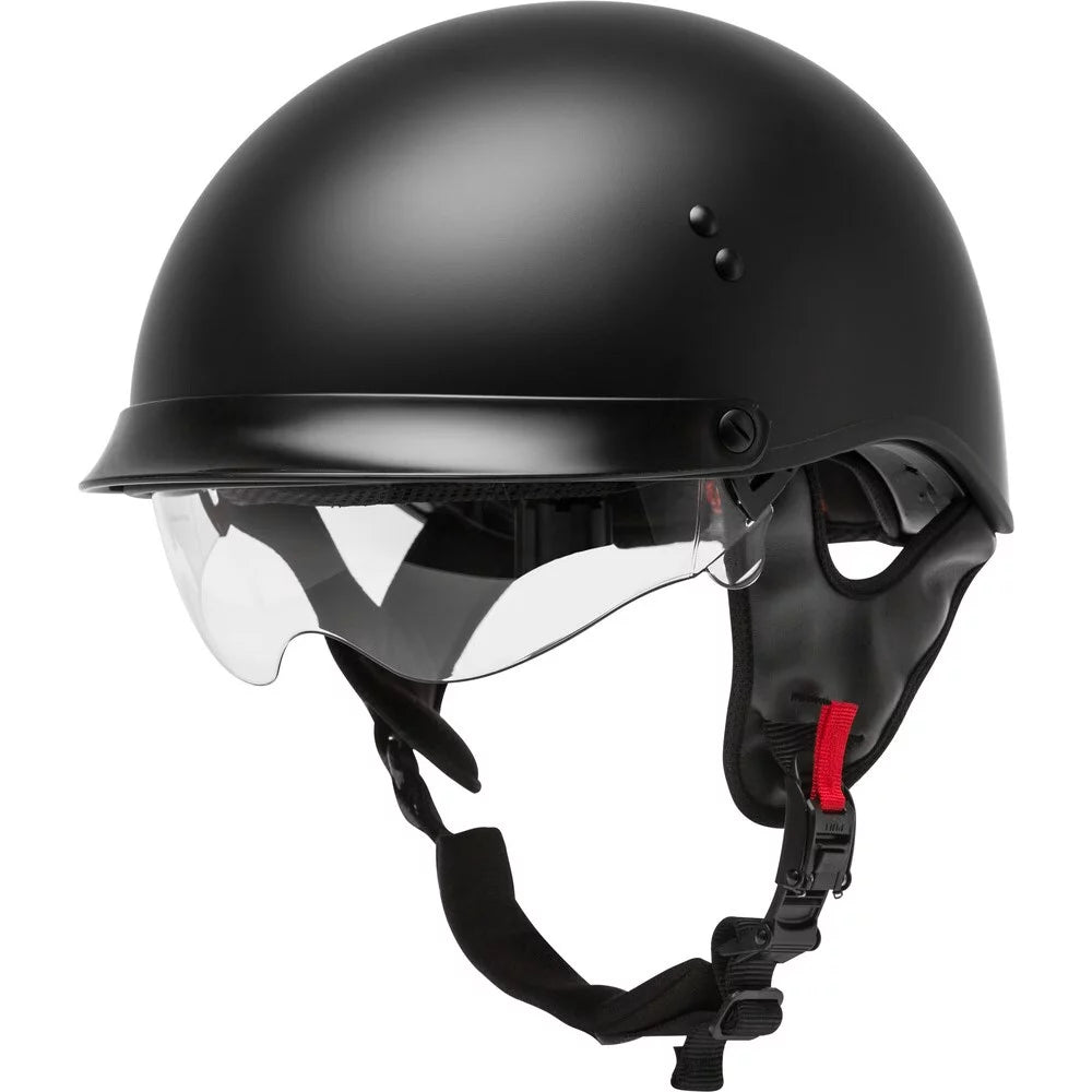 Half Helmet Matte Black T385