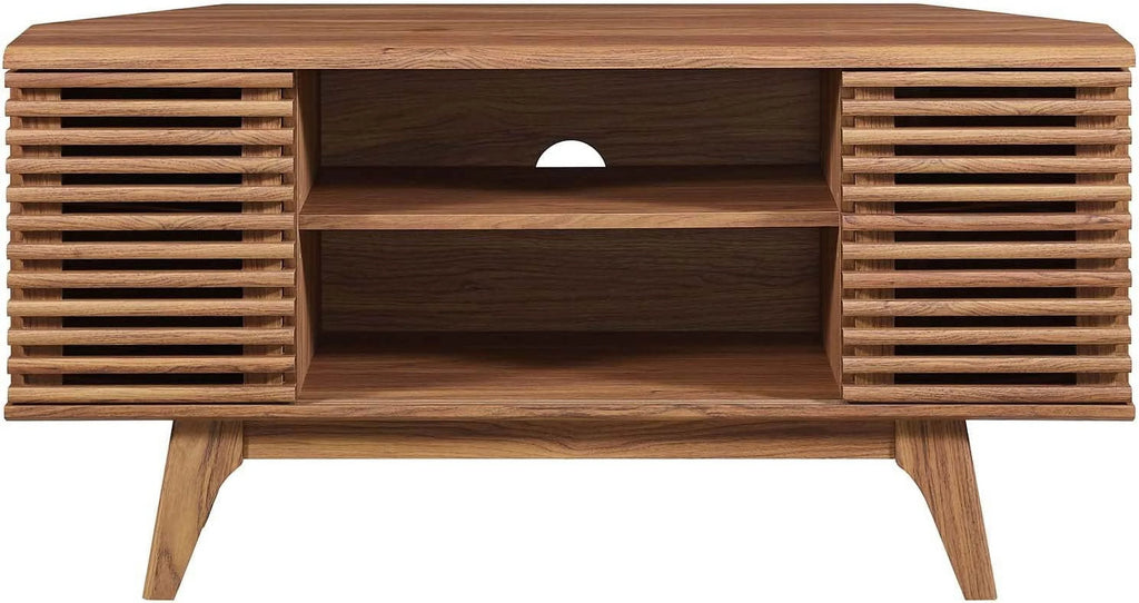 Mid-Century Modern Corner TV Stand Z9772