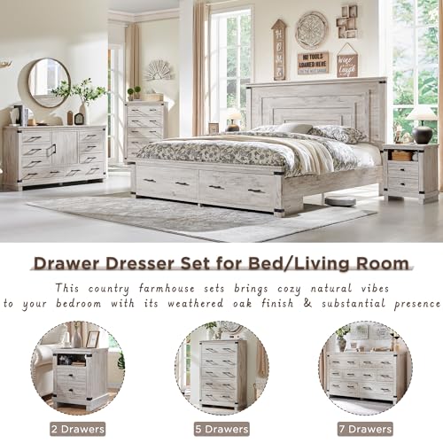 8 Drawer Wood Dresser F21008