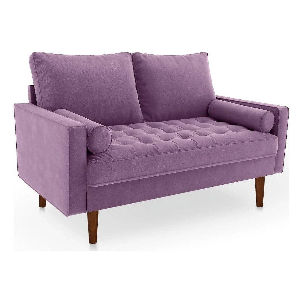 Purple Velvet Loveseat N6144