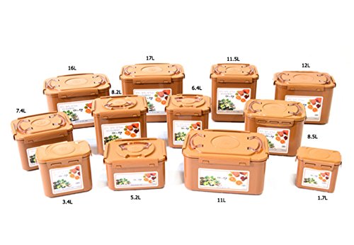 Kimchi Sauerkraut Container with Inner Vacuum Lid I17381