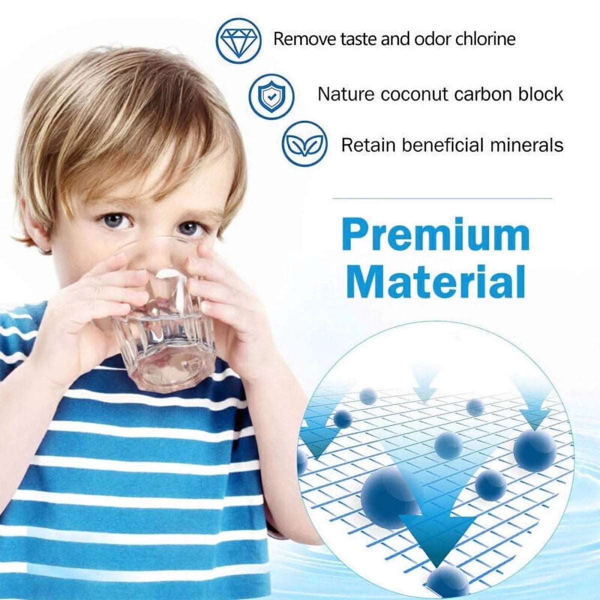 3 Pack Refrigerator Water Filter Y323