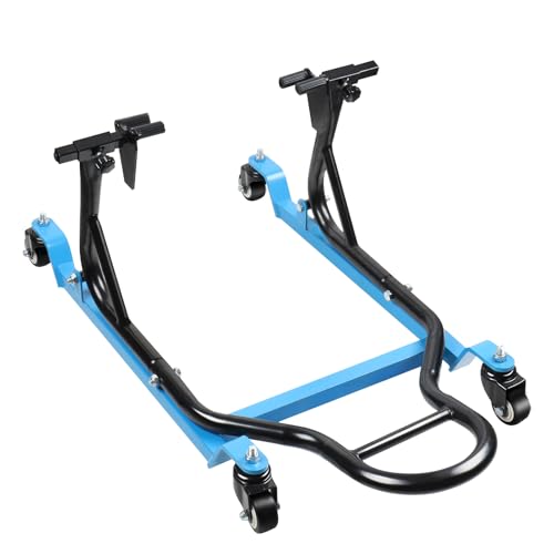 Heavy Duty Motorcycle Rear Wheel Lift Stand with 4 Movable Wheels W7993
