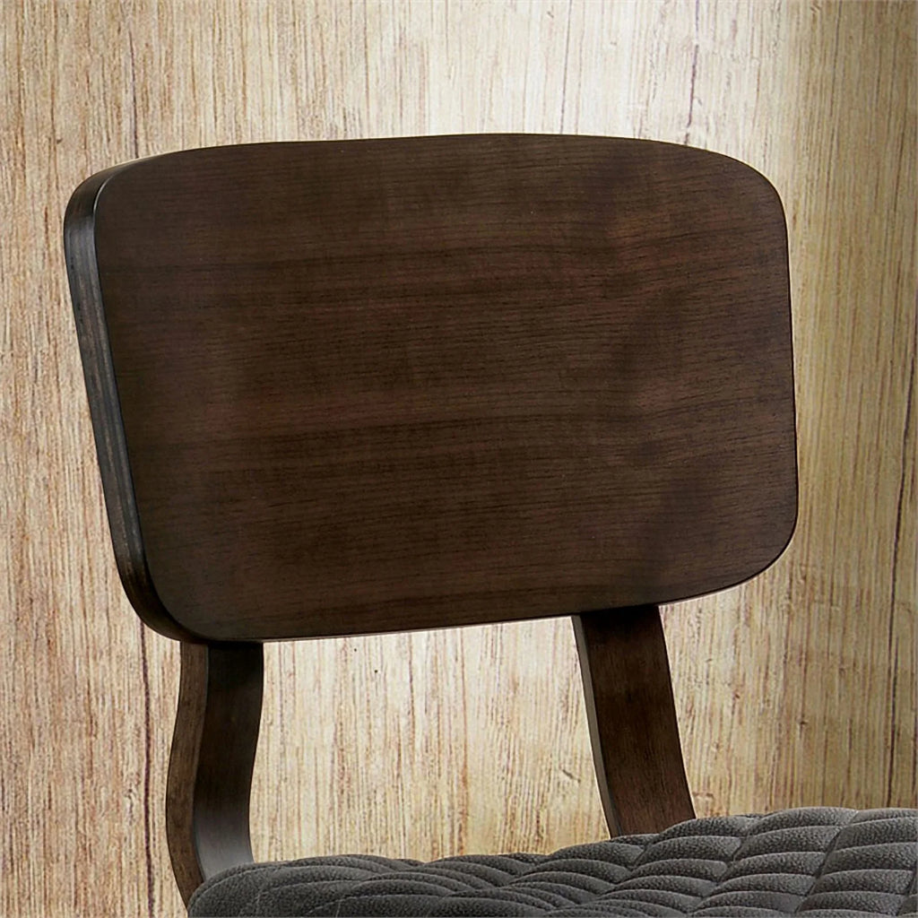 Walnut Wood Side Chair Set of 2 M96648