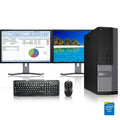 Refurbished Desktop Computer Tower PC, 16GB, 2TB HDD, Windows 10, Dual Monitor Z468