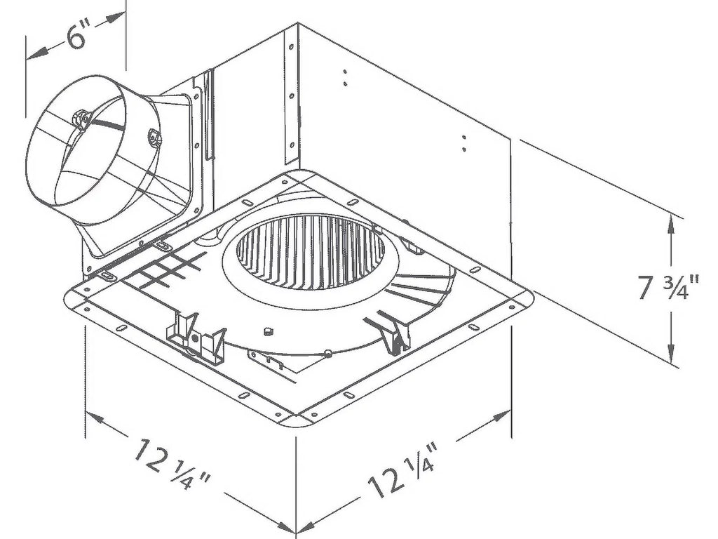 300 CFM Exhaust Fan O543