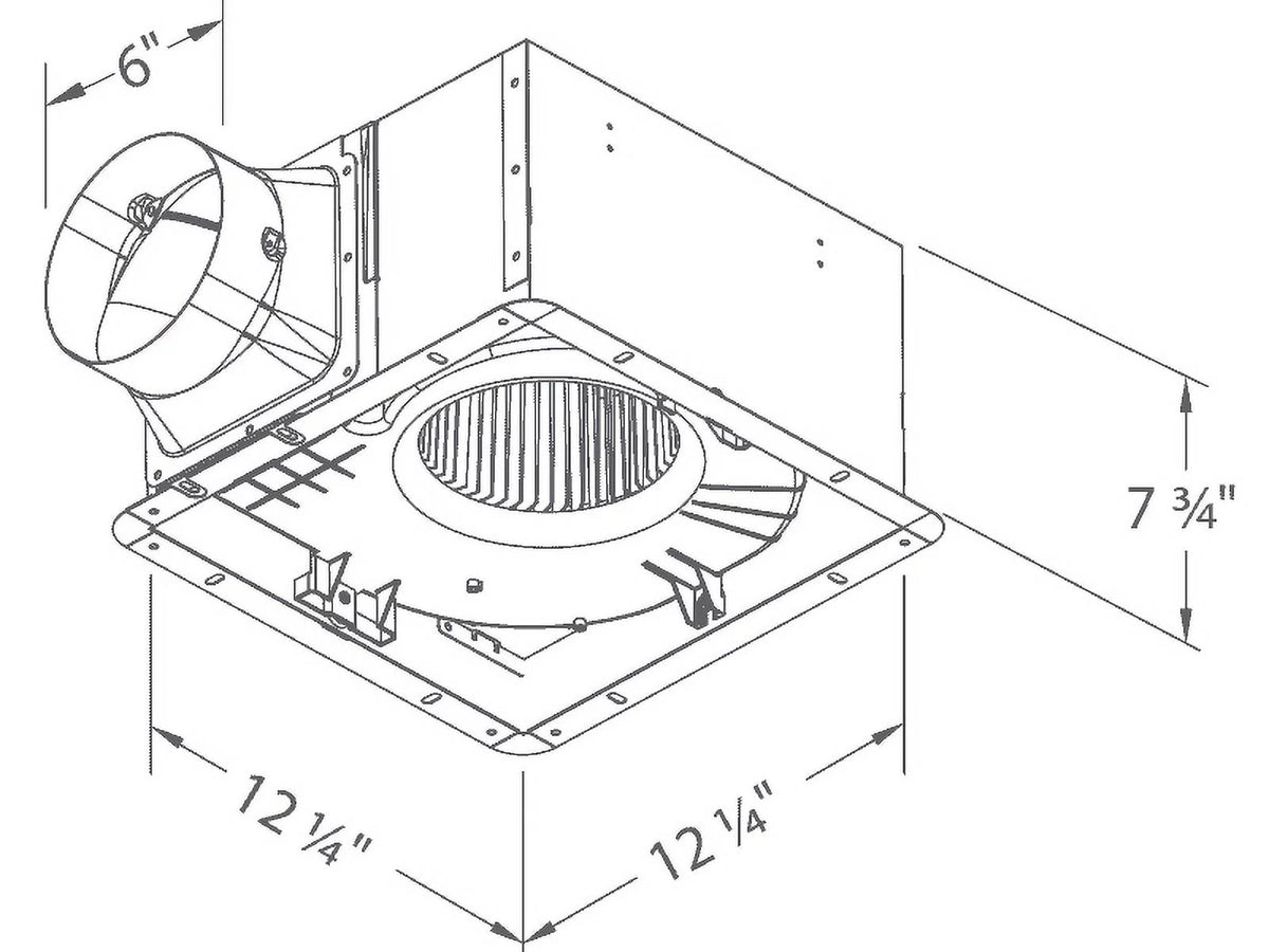 300 CFM Exhaust Fan O543
