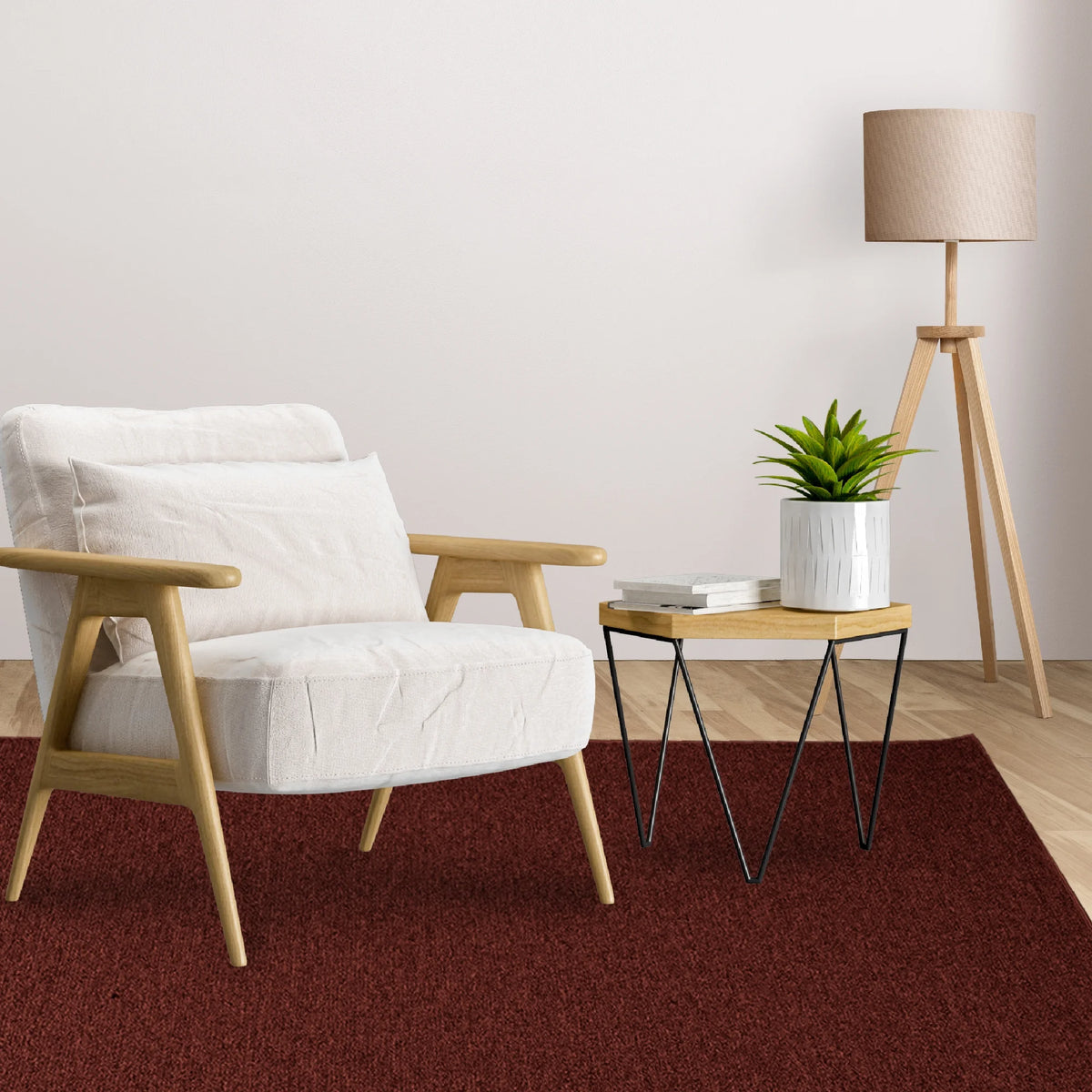 Solid Color Rug, 5' x 7' Oval C440