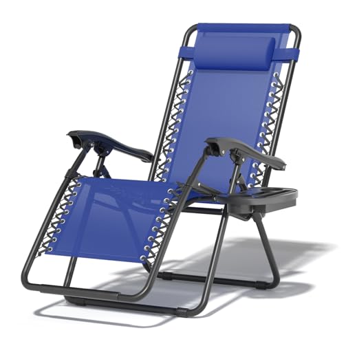 Aqua Zero Gravity Chair with Pillow and Cup Holder, 2 Pack X412