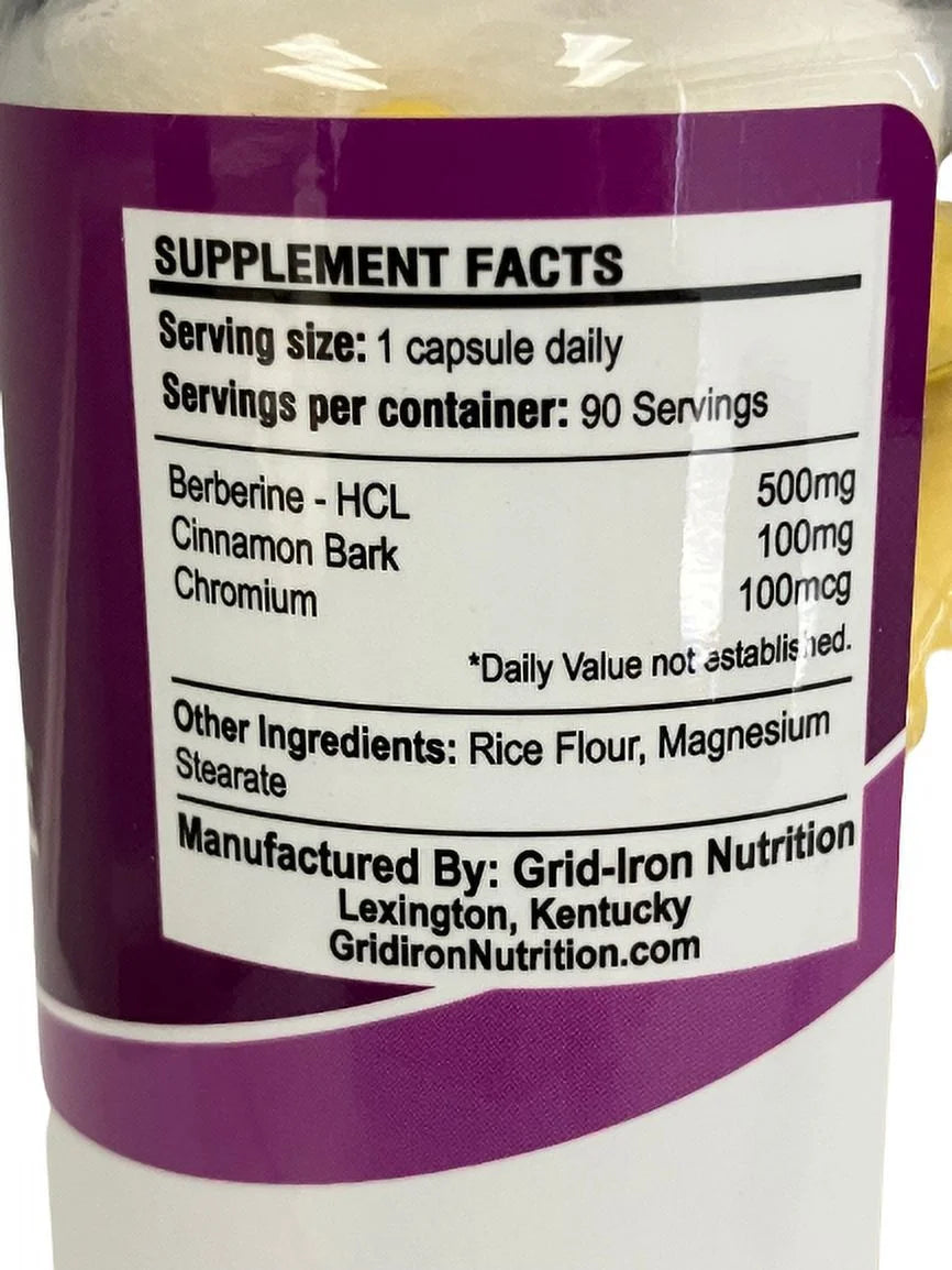 Berberine 500mg 90 Capsules S68353