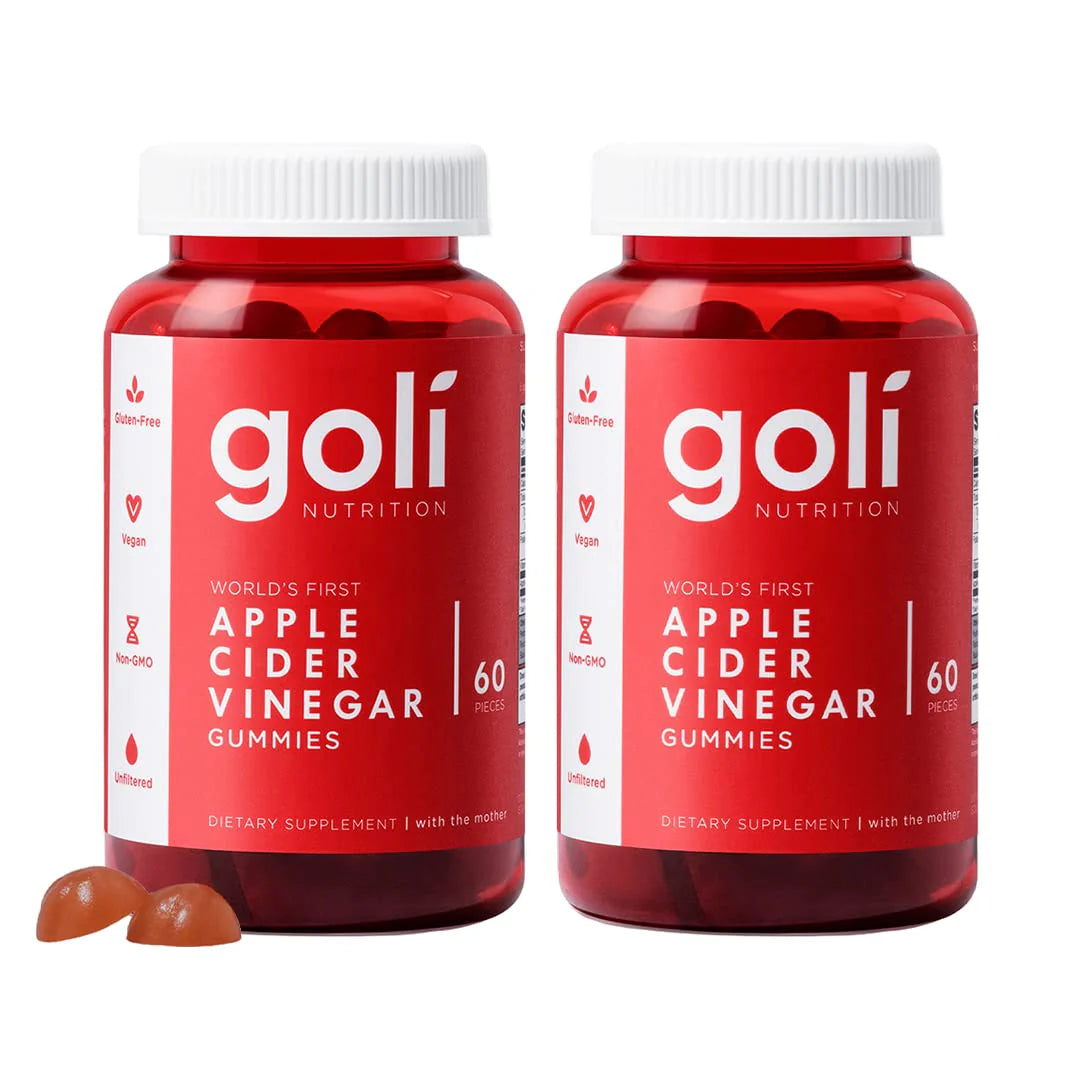 Apple Cider Vinegar Gummy Vitamins 2 Pack of 60 Count D698