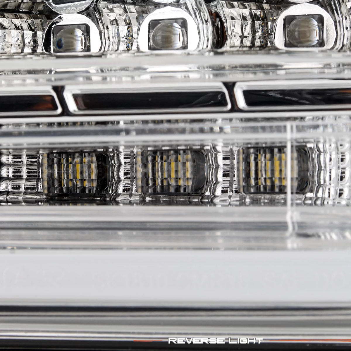 Chrome LED Tail Lights Brake Lamp Pair H77161
