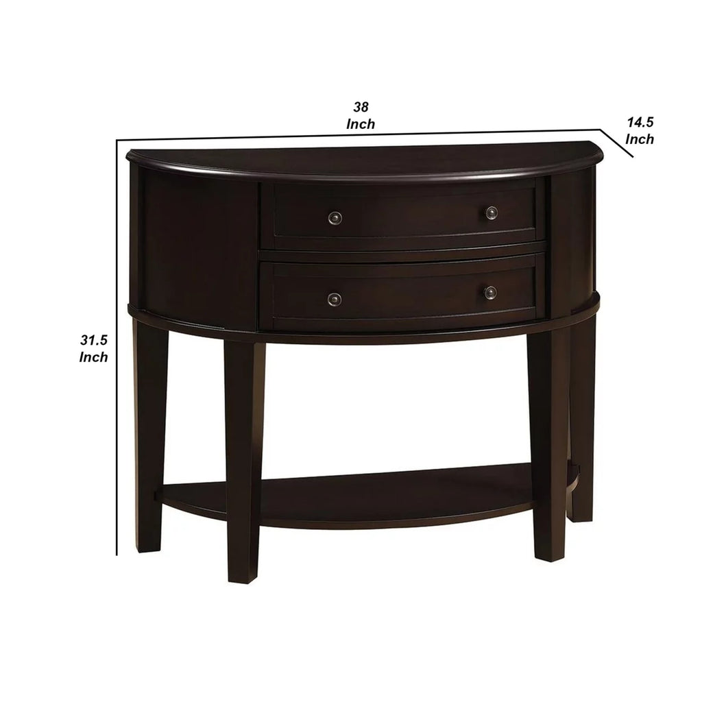 Cappuccino Sofa Table D693