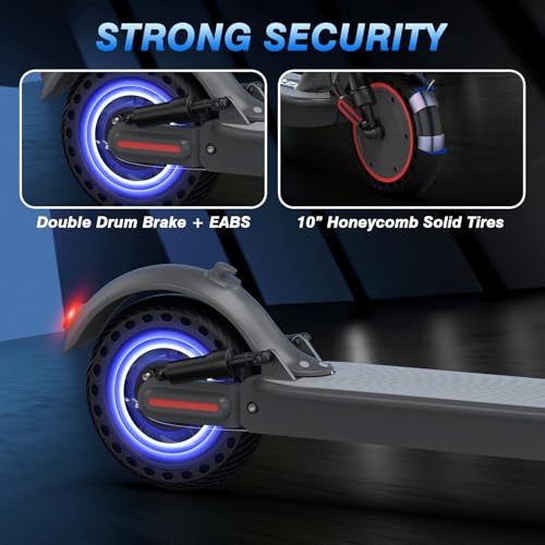 Electric Scooter with Dual Brake and Suspension G523660