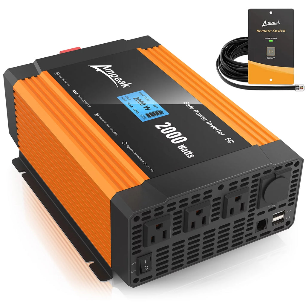 2000 Watt Power Inverter with Remote Control O87167